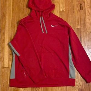 Mens Red Nike Hoodie